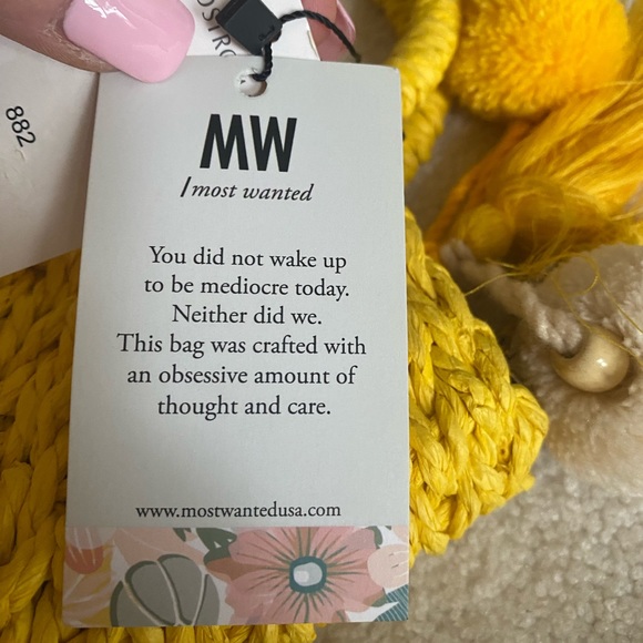 NEW PAPER STRAW BAG FROM NORDSTROMS!  So So CUTE! Tags attached! 🌻🌻🌻 - Picture 12 of 12